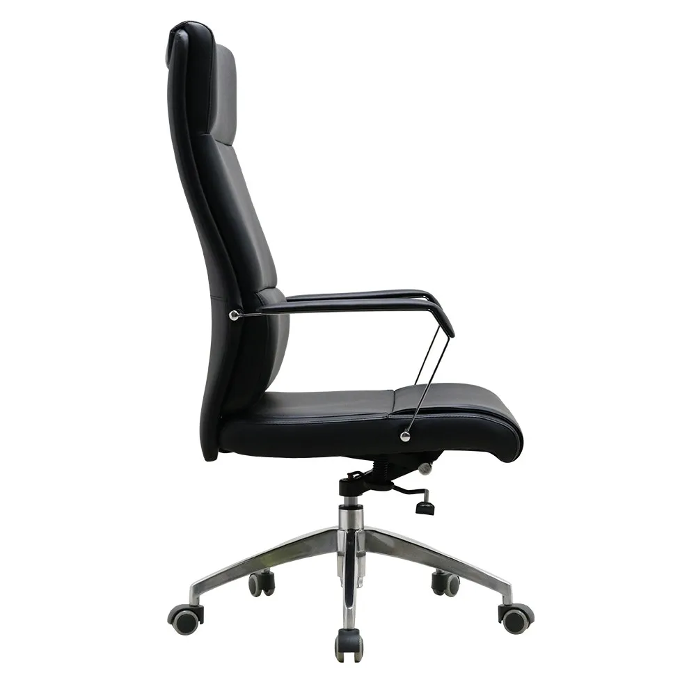 Ja98 Foshan Black Leather Double Cushion Office Chair Executive Manager Armrest Buy Chair