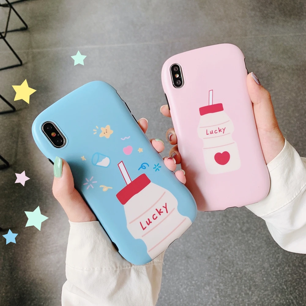 

Couples Design Cartoon IMD Phone Covers for iPhone 8 6 7plus X Xs Max Cute TPU Slim Shock Proof Customize Cellphone Back Case