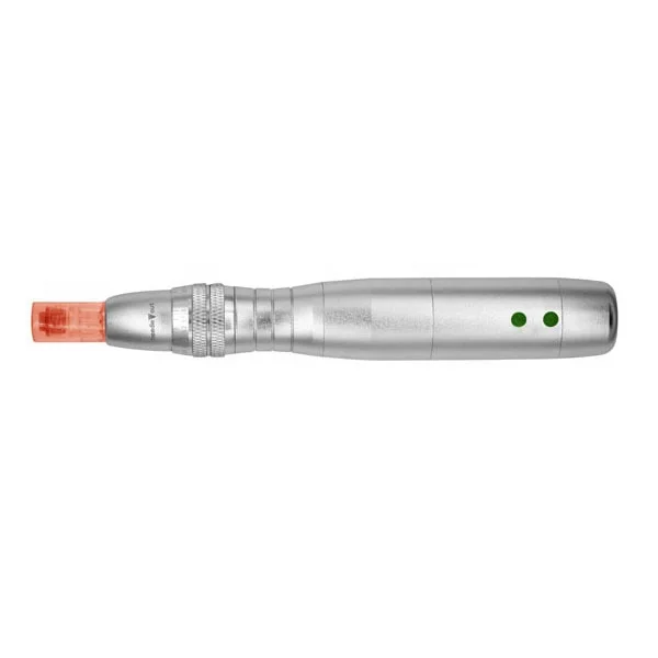 

2019 Newest LED derma stamp electric pen skin pen dermapen with 2pcs Needle Cartridge