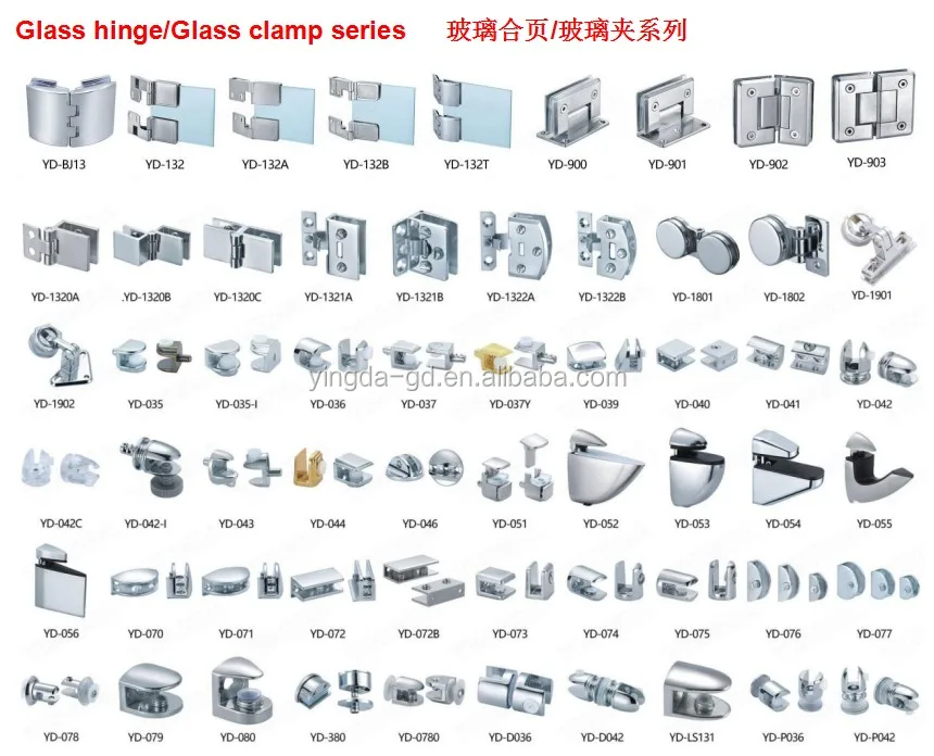 Different Types 5 8mm Zinc Alloy Glass Clamp Clip For From Factory Buy Product On Alibaba Com 