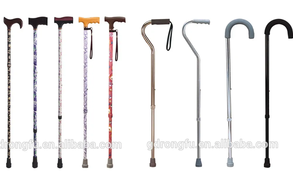 Aluminum Folding Walking Cane For Disabled - Buy Elderly Walking Stick ...