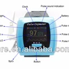 Pulse weave display watch style pulse oximeter