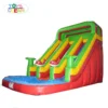 new design manufacturer factory direct inflatable dry water slide with climbing for sale kids and adults