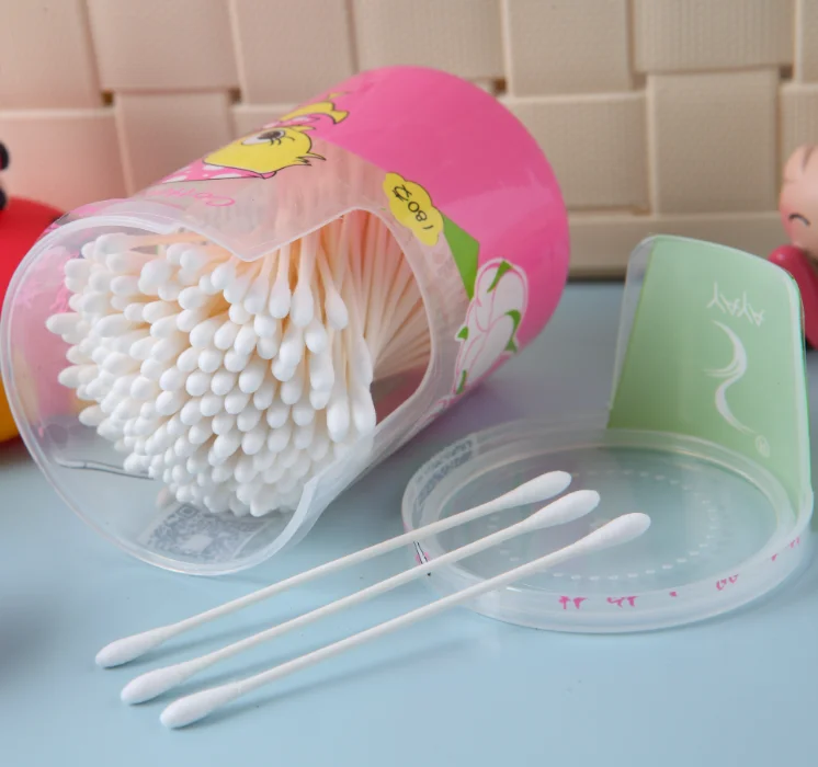 圆盒婴儿迷你棉签 200 pcs