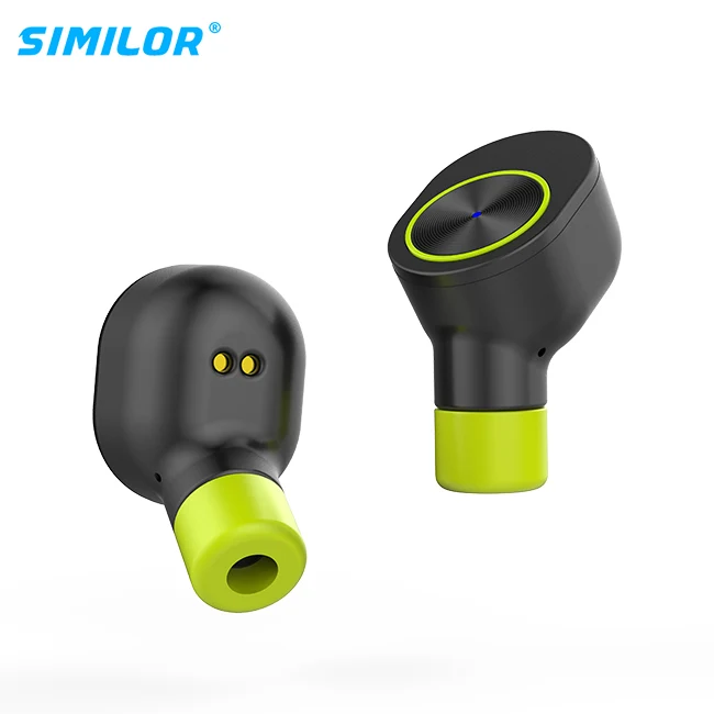 

similor OEM ODM TWS Wireless Earbuds New Exclusive Private Model Sport TWS Wireless Earbud For Playing Music and Calling, Black;blue;green