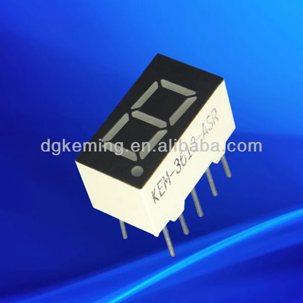 Digital display device of digital led display unit 0.36 inch 1 digit 7 segment led digital number display