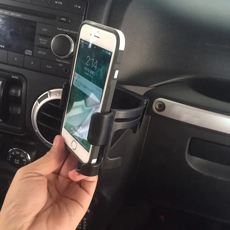 Universal Best Cell Phone Mounts For Jeep Wrangler Jk 07+ Accessories