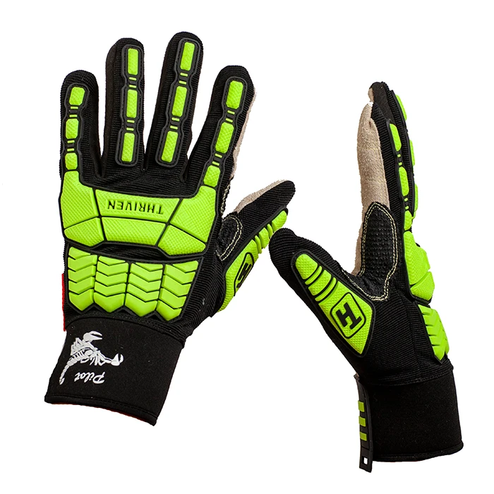 Mechanical Oilfield Impact Resistant Gloves With Good Grip, View