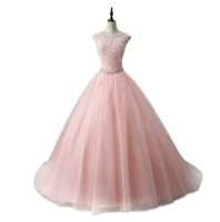 

SSHB002 vestidos de fiesta evening woman dress light pink quinceanera dress
