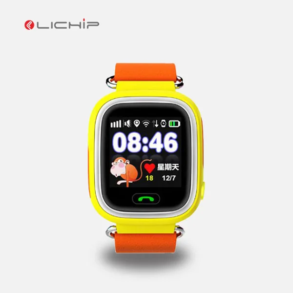 

baby q80 Q90 q520s Q100 gw300 gps tracker kids smart watch, Black;blue;orange;pink