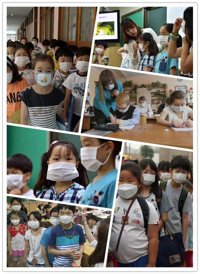 Sars Coronavirus Resist Hospital 3-ply Nonwoven Face Mask Children Mask ...