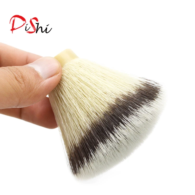 

15-30mm flat top synthetic Hair Shaving Brush Knots for wet shaving brush, White or customize