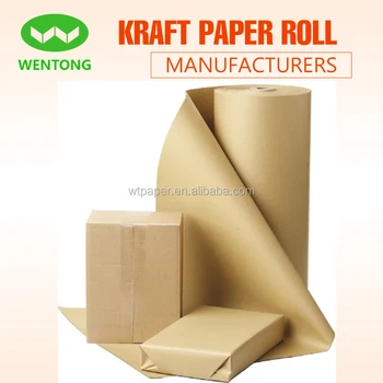 Natural Brown Kraft Paper Roll 30"x1200"(100ft)for The Us Market,Mainly