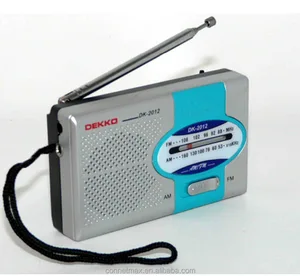 Mini Portable Digital AM FM Pocket Radio AAA Battery