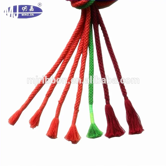 Promotional Personalized Nice Braided Rope Trim With Tassel Drawcord