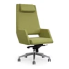 pvc material blue executive mesh high top office chair