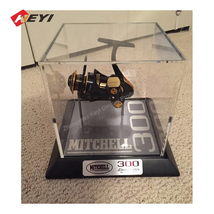 Wholesale Custom Luxurious Acrylic Fishing Reel Holder Box / Fishing