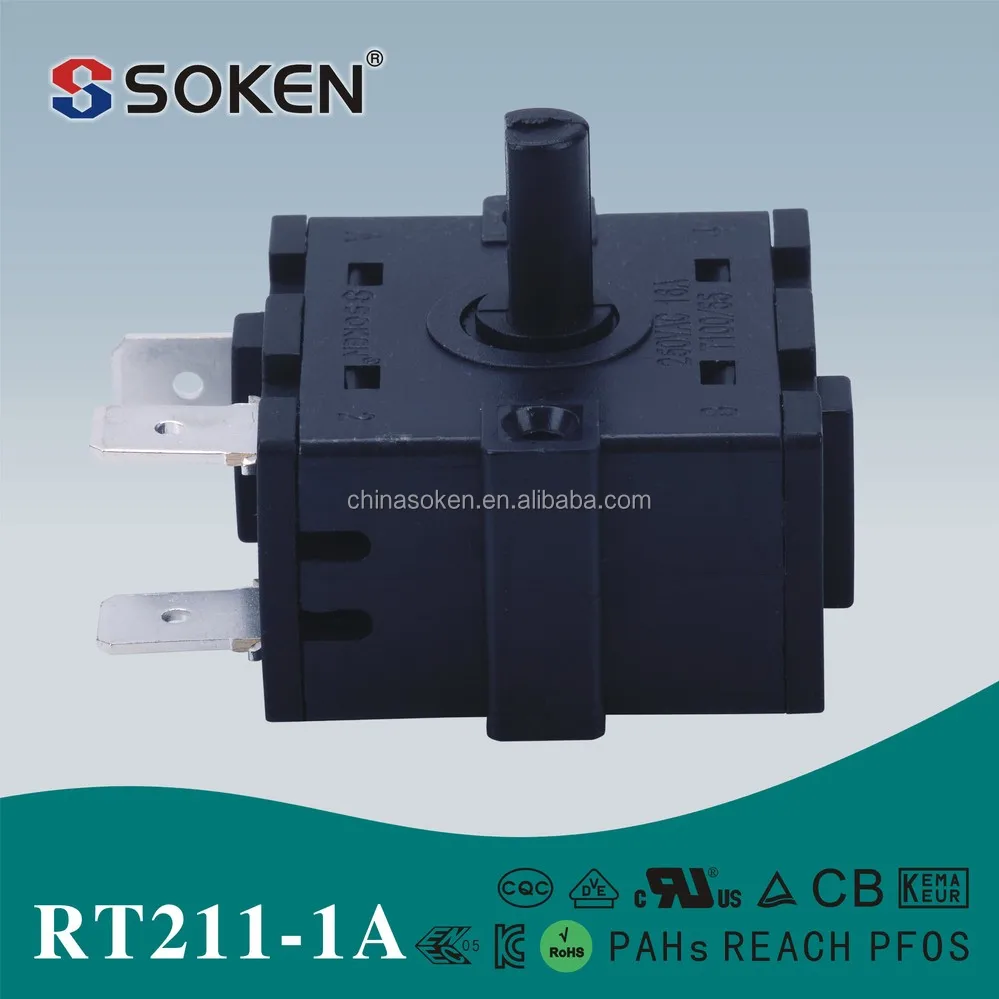 Soken Bremas 26mm 2 Position Rotary Selector Switch 16a 250vac T100