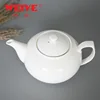 Plain white porcelain teapot chinaware Chinese ceramic tableware 800ml for wholesale