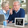Superior Quality - Calendar Day Digital Clock - Large, Clear, Unabbreviated Time and Date - Ideal for Memory Loss Impaired