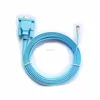 8P8C plug RJ45 to DB9 Female cable Console Rollover Cable Connector