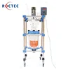 30L jacket glass lined reactor ,stand glass reactor, Laboratory reaction kettle