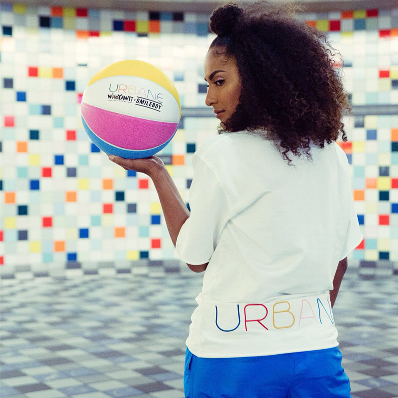 
Multi-color leather basketball indoor basketball ball 