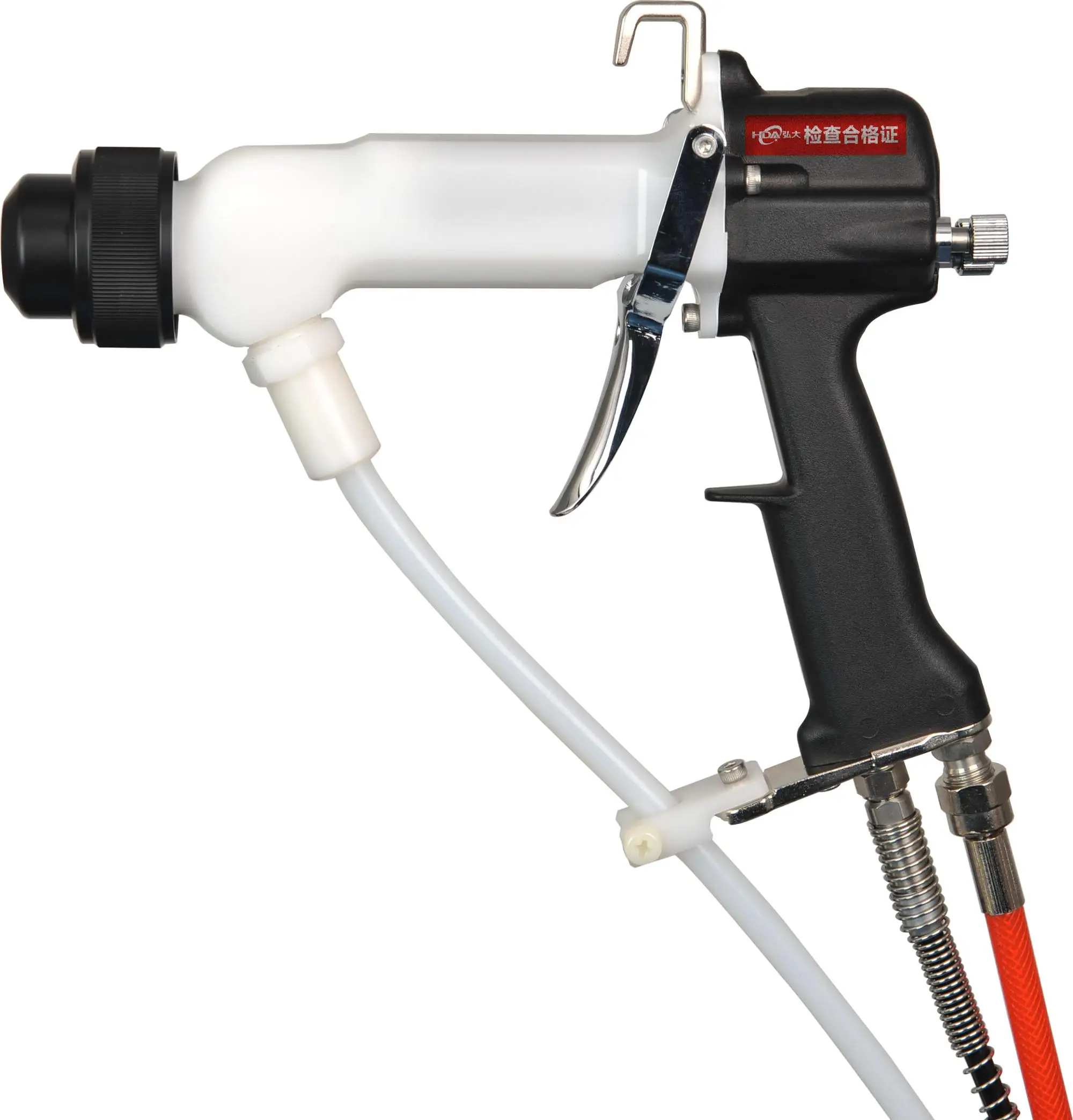 Hda Electrostatic Liquid Paint Spray Gun Water Round Nozzle Buy Air