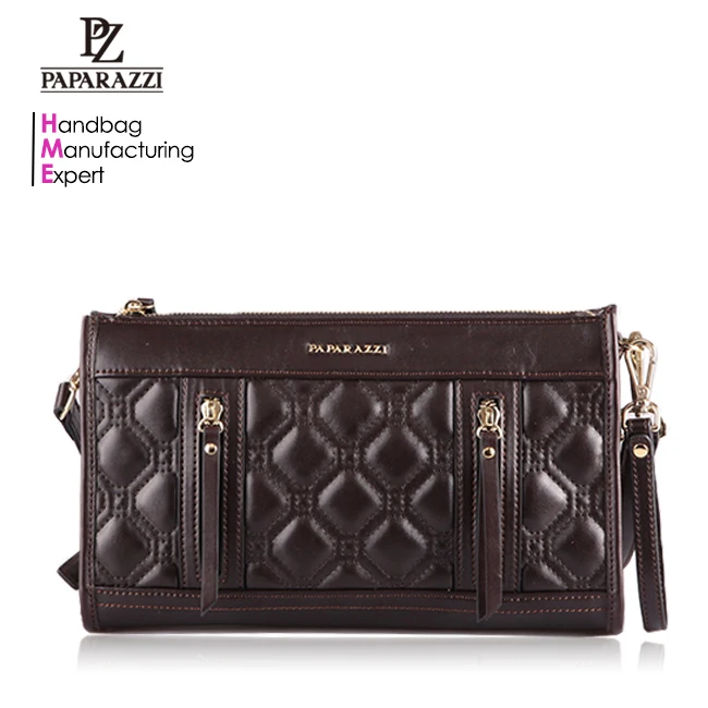 

4966 PAPARAZZI brand name pu leather evening bags lady china clutch manufacturer, Dark brown, various colors are available