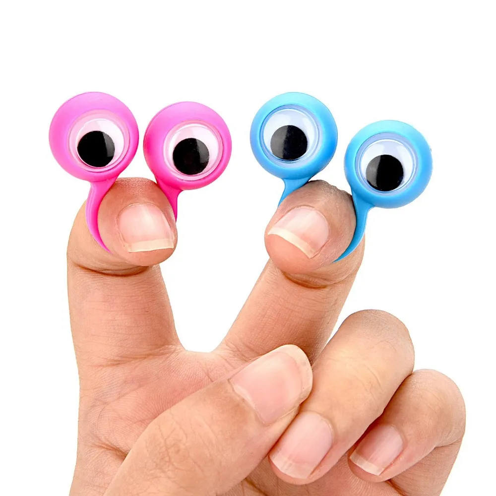 Details about   ROOTLISA Eye Finger Puppets Googly Eye Finger Puppets Wiggly Eyeball Finger Eye 