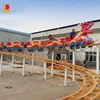 Hot!! big apple cartoon and exciting warm mini roller coaster coaster