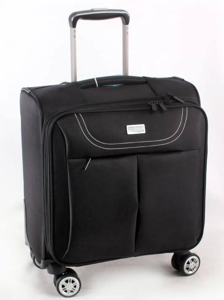 China Factory 1680d Nylon Rolling Mobile Office Luggage Travel Trolley