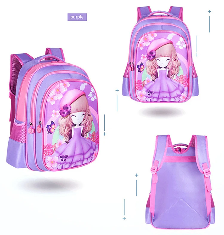 Cute Design Beautiful Kids Mochila Spider Man Cartoon Schoolbag For ...