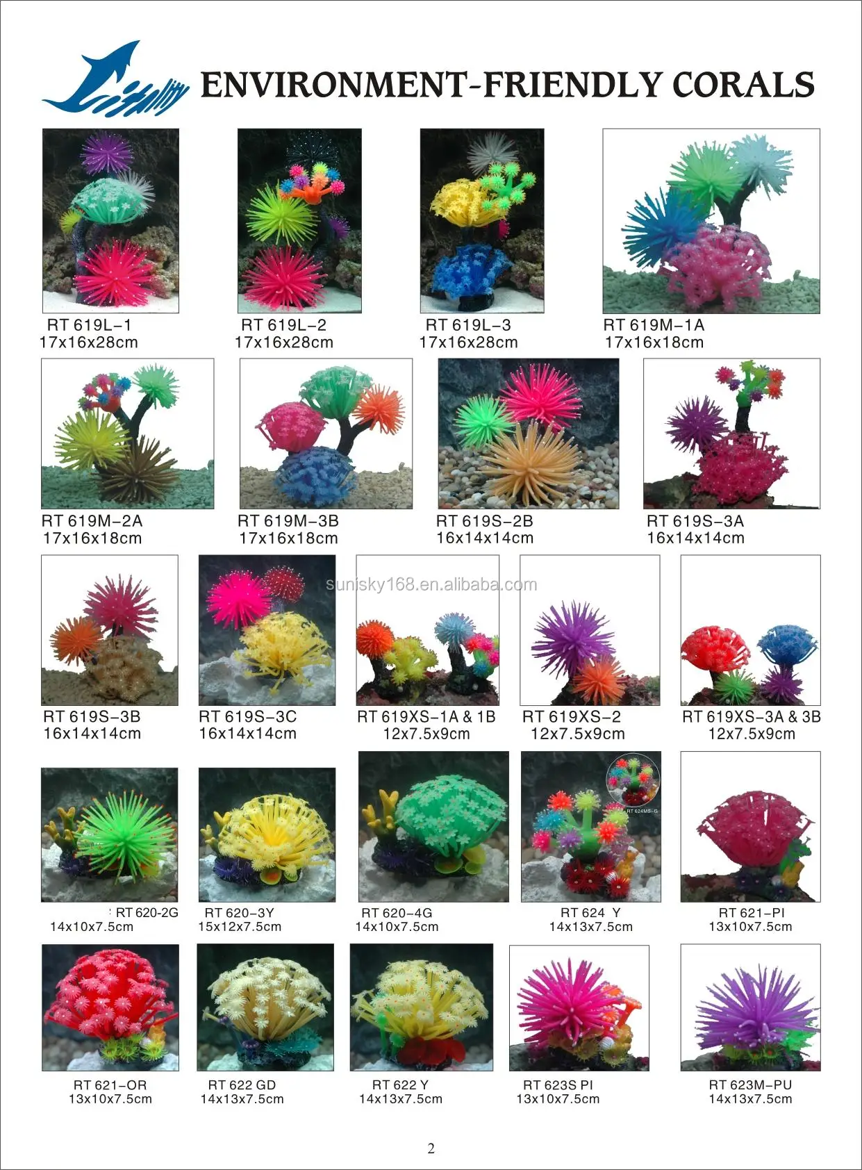 Aquarium Accessary Aquarium Artifical Soft Coral Plastic Sea Coral Aquarium Decoration Landscaping RT 609