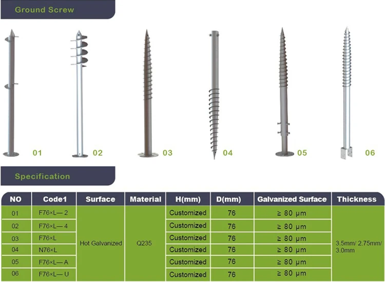 Solar Mounting Ground Screw Pole Peg Earth Anchor Pile Buy Krinner