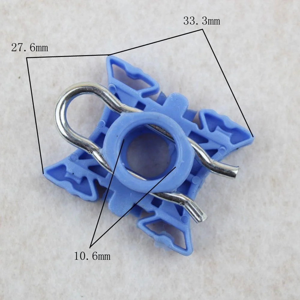10x Nylon Window Regulator Sliding Pivot Clips For Car Oem 51321938884