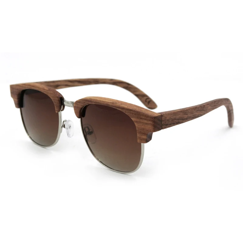 

Low MOQ Custom Logo sunglasses ladies polarized UV400 brand designer classic sunglasses men retro wooden sunglasses