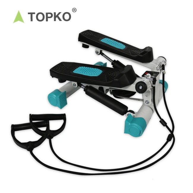 

TOPKO home gym equipment fitness mini step aerobic steppers exercise workout stair steppers machine with resistance bands, Customize