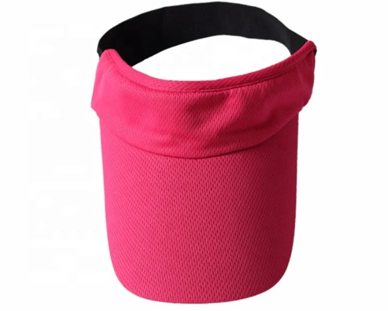 
Summer wholesale soft breathable mesh with elastic band sun visor 