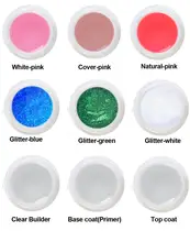 6pcs VEN Builder Gel 16g Camouflage Cover Pink Color Builder Various Colors for Choice