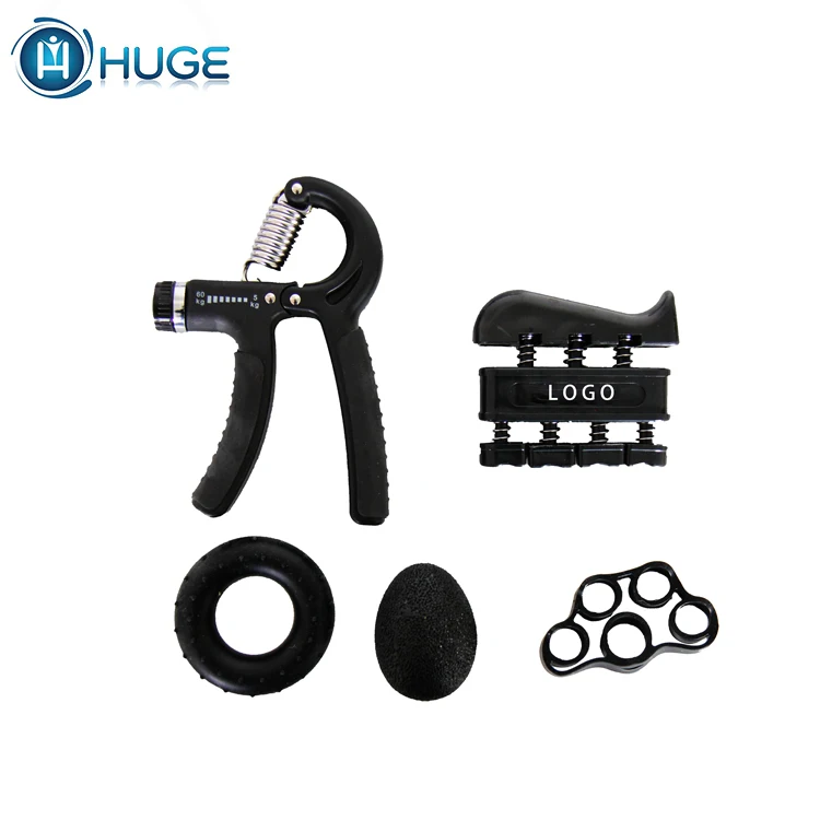 hand grip strengthener 5 pack Adjustable Grip Exerciser Finger Stretcher hand grip strengthener set