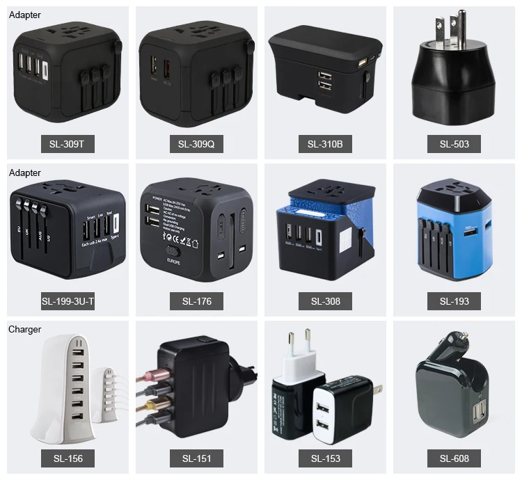 Mobile accessories wholesale promotional gift power supply adapter universal plug adapter for phone accessories