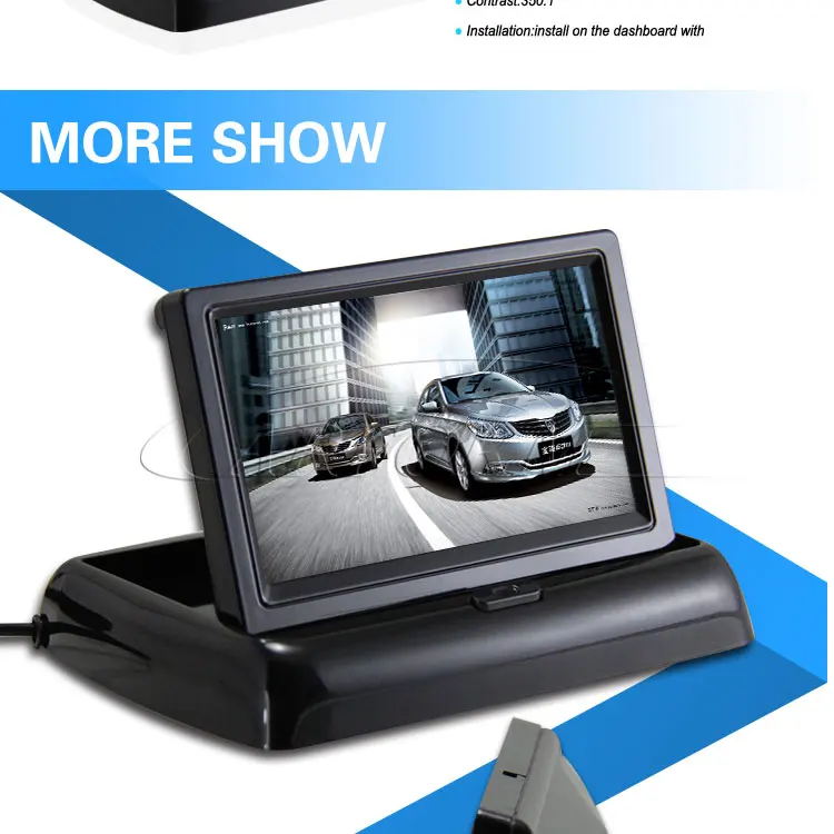 headrest stand in car tft lcd monitor free sample