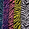 High quality poly satin 5mm fish scale leopard print reversible sequin embroidered fabric for dresses
