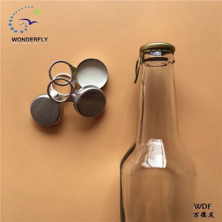 Easy Open Bottle Caps For Wine Aluminium Material Ring Pull Type Buy