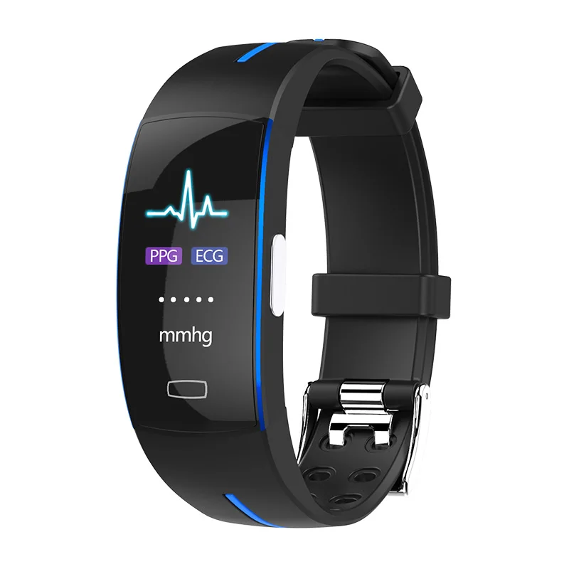 

2019 New smart bracelet color screen ECG+PPG ECG heart rate blood pressure multi-function sports waterproof watch