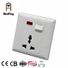 White CE SAA CCC 13A 250V new zealand standard 3 plug 2 hole wall outlet
