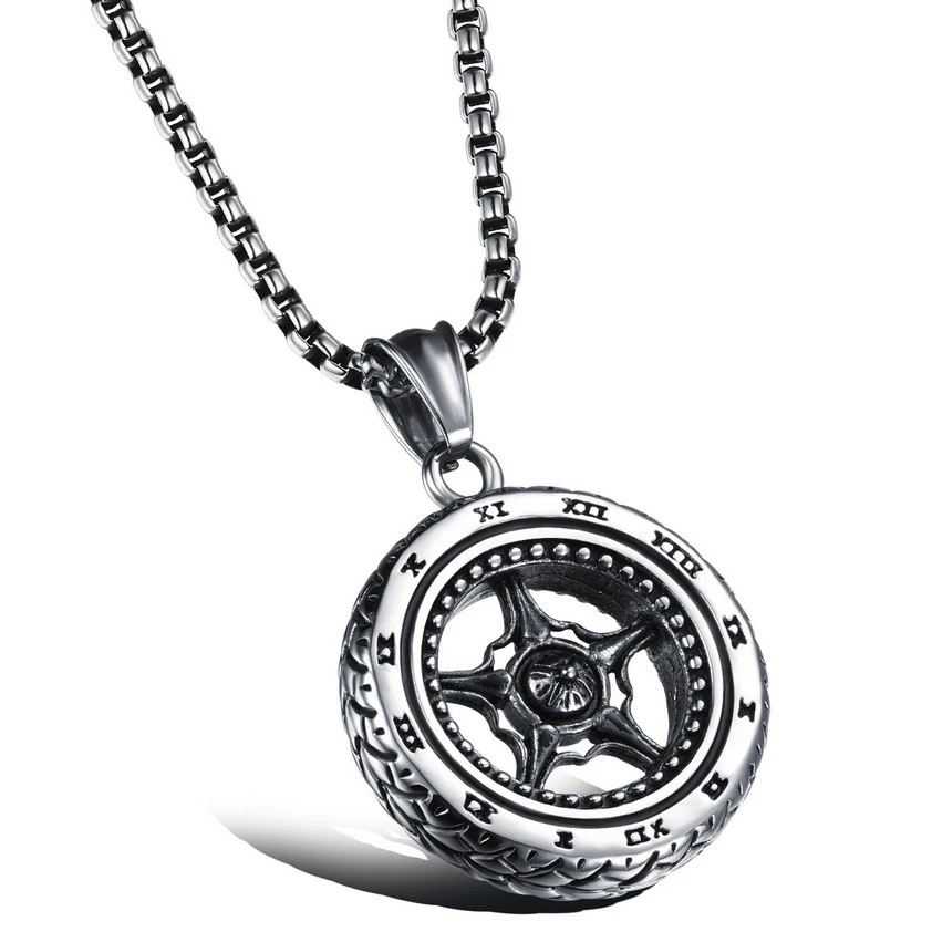 

Stainless steel Jewelry Pendant Men Biker Punk Necklaces for Man