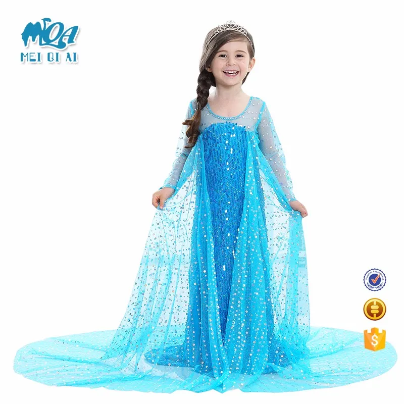 Latest Frozen Elsa Frock Designs Fancy Girl Baby Princes Fashion Kids ...