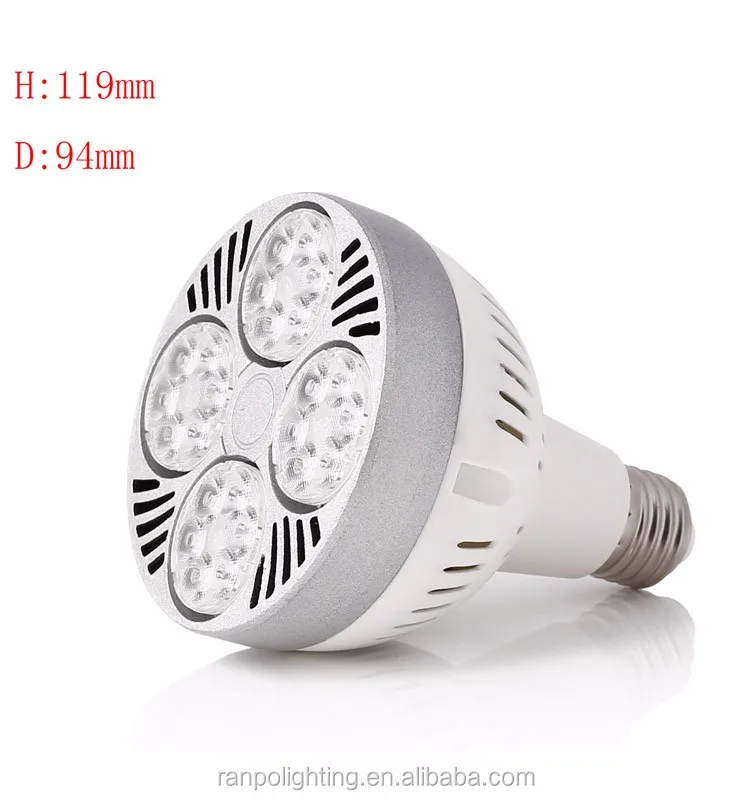 
Wholesale LED E27 E26 35W Spotlight PAR30 Commercial Lighting SMD COB Chips High Power Cool Neutral Warm White Bulb Lamp 85-265V 